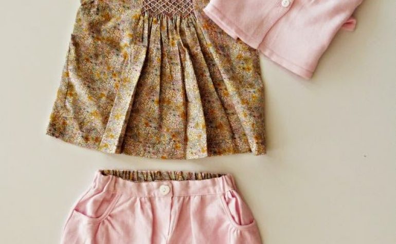 bambine romantiche e graziose e un completino Malvi&Co.