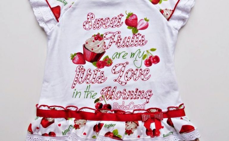 PIZZO SANGALLO E UN VESTITINO AI FRUTTI ROSSI