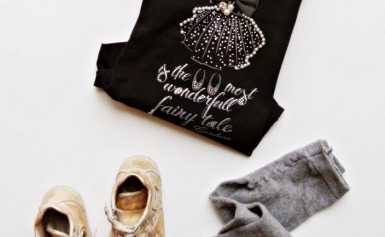 leggins da bimba e un po’ di pizzo