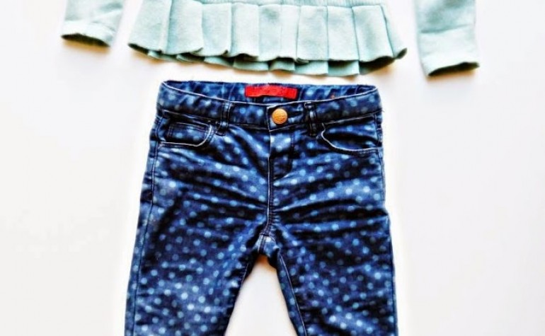 JEANS A POIS ZARA KIDS